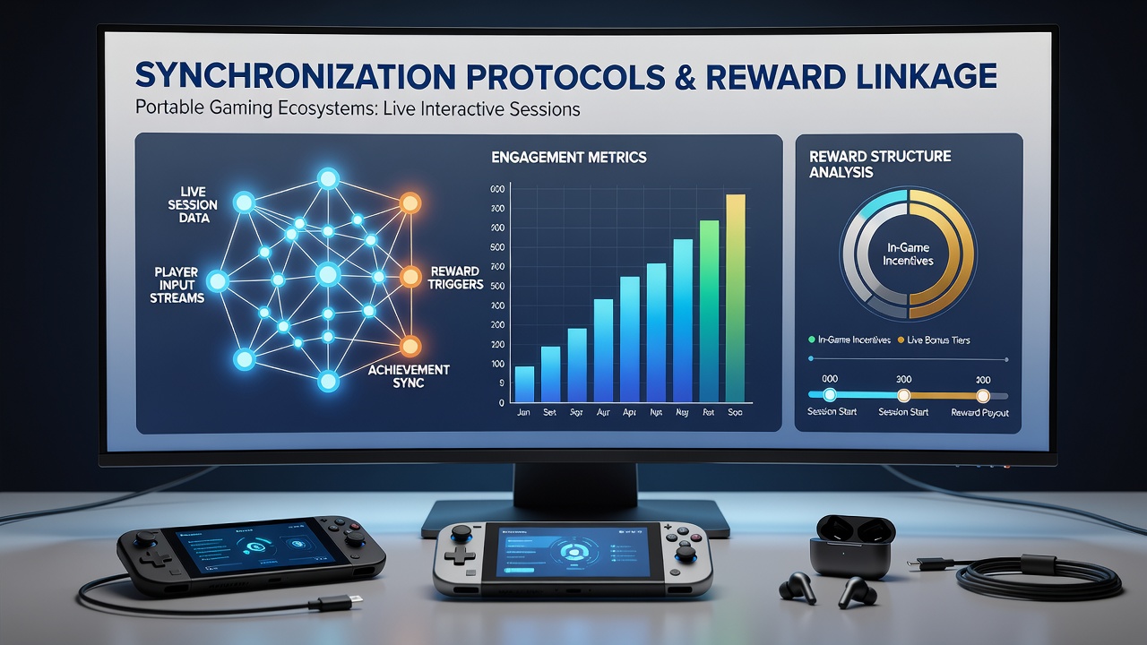 Mobile gaming interface showing real-time reward synchronization during live sessions