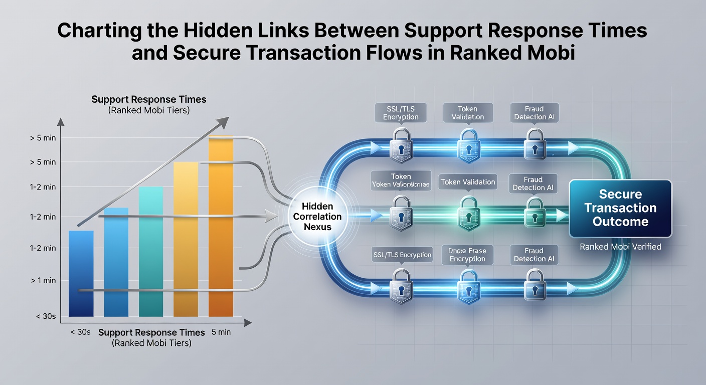 Dashboard visualization of secure transaction flows and real-time support response analytics for ranked mobile slot platforms