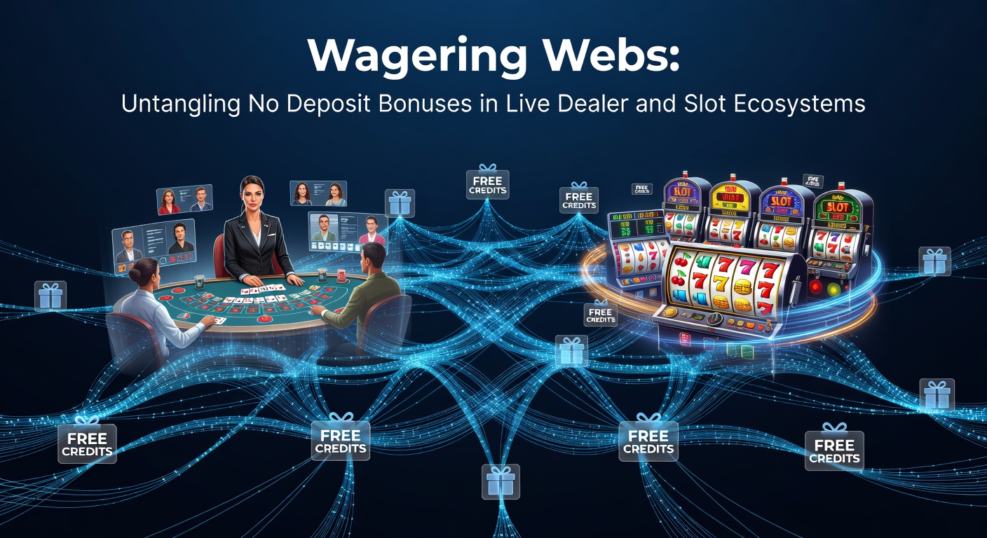 Screenshot of a live dealer blackjack table with overlaid no deposit bonus terms highlighting wagering requirements and eligible bets